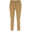 Brown Cotton Women's Trouser