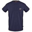 Blue Cotton Men's T-Shirt