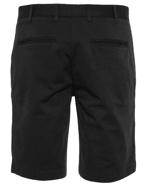 Elegant Beige Bermuda Shorts with Logo Patch