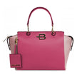 Elegant Fuchsia Textured Calfskin Handbag