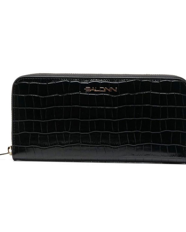Elegant Croco Print Leather Wallet