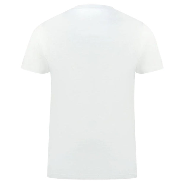 White Cotton Men T-Shirt