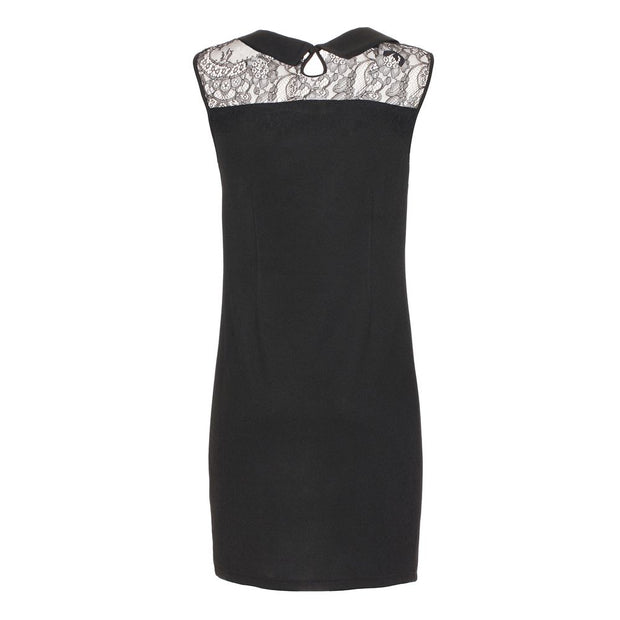 Black Polyester Women Dress