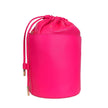 Fuchsia Elegance Leather Bucket Bag