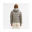 Gray Nylon Men Reversible Jacket