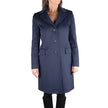 Blue Wool Women Coat