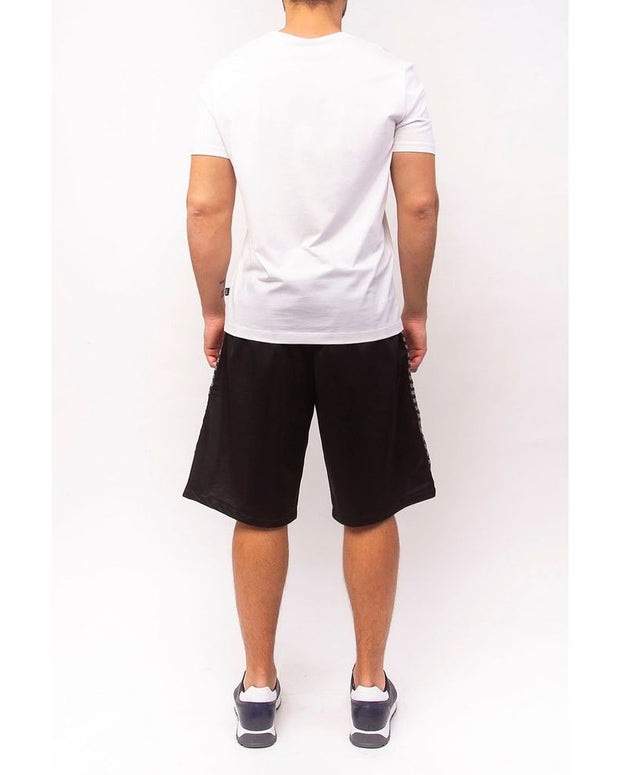Sleek Anniversary Striped Bermuda Shorts