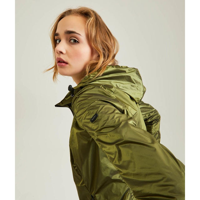 Green Polyamide Women's Jacket