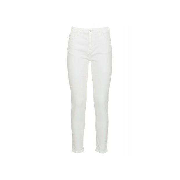 White Cotton Women's Jeans