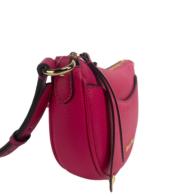 Dover Small Pink Half Moon Crossbody Bag Purse