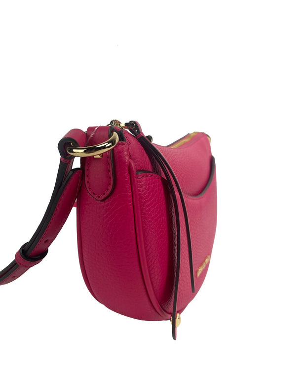 Dover Small Pink Half Moon Crossbody Bag Purse