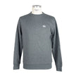 Gray Cotton Men Sweater