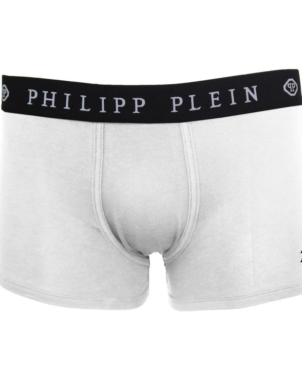 White Cotton Men's Boxer