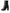 Black Leather Studded Lace Up Boots Shoes