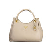 Beige Polyethylene Handbag