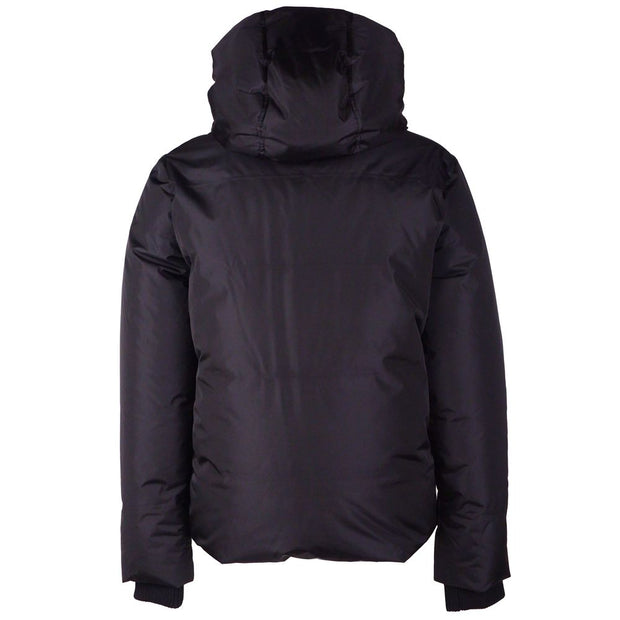 Black Nylon Men Jacket