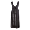 Elegant Polyester Black Dress