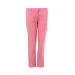 Elegant Cotton Pink Trousers for Sophisticated Style