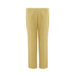 Golden Elegance Cotton Pants