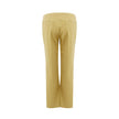 Golden Elegance Cotton Pants