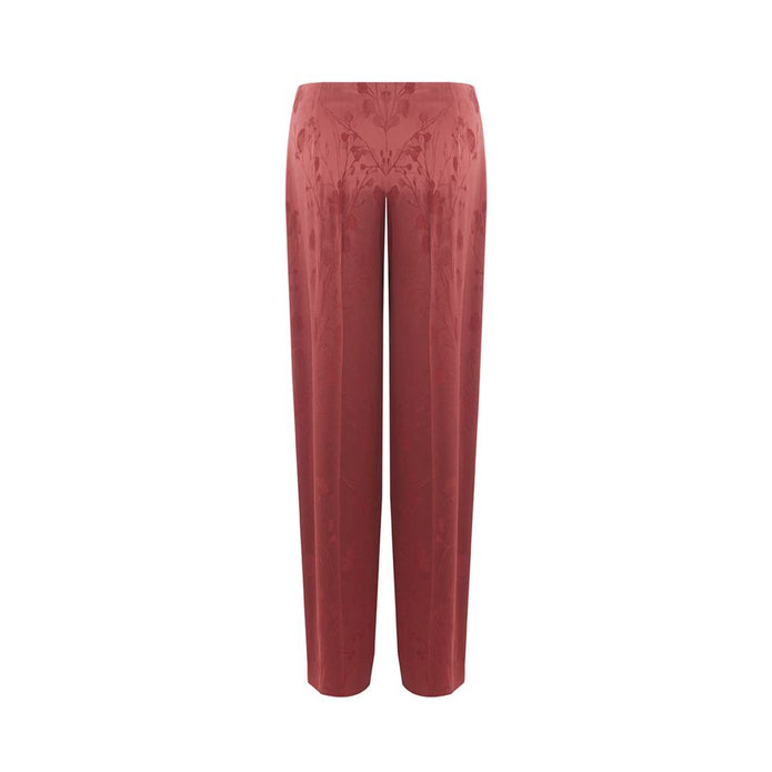 Elegant Red Tailored Pants