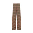 Elegant Brown Viscose Pants for Women