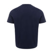 Sleek Blue Cotton Tee for Men