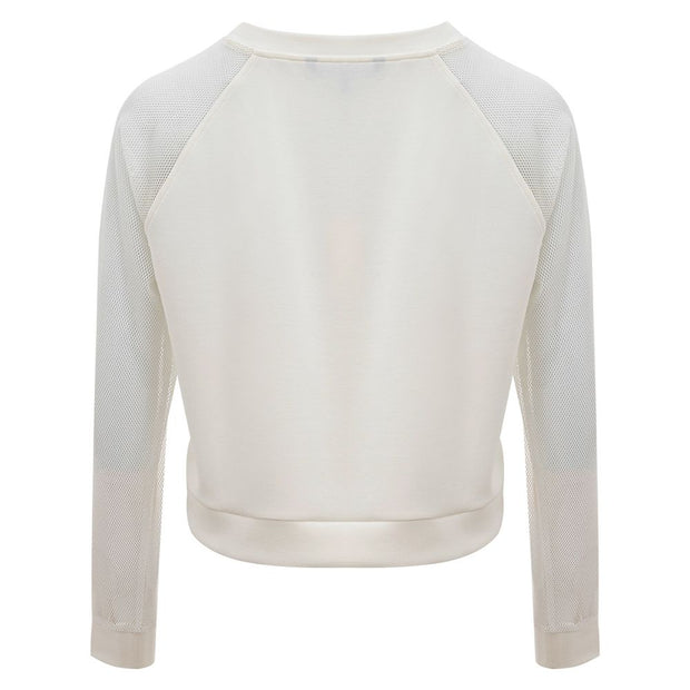 Elegant White Polyamide Sweater