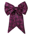 Purple Ribbon Silk Adjustable Neck Men Bow Tie