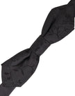 Black Silk Adjustable Neck Men Bow Tie