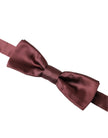 Brown Silk Adjustable Neck Men Bow Tie