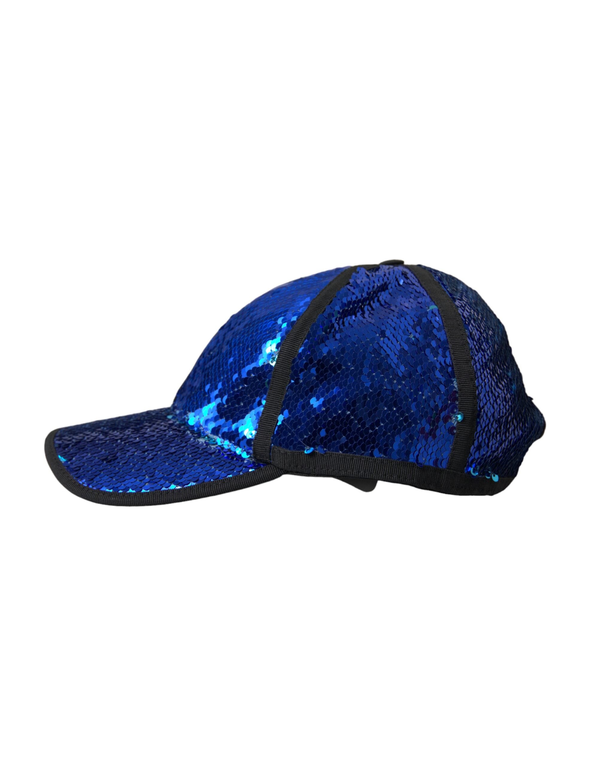 Royal Blue Sequin Baseball Hat Men