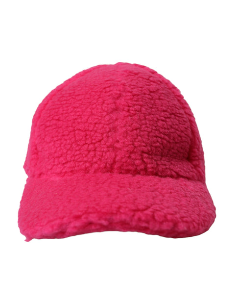 Pink Fleece Plush Baseball Hat Men