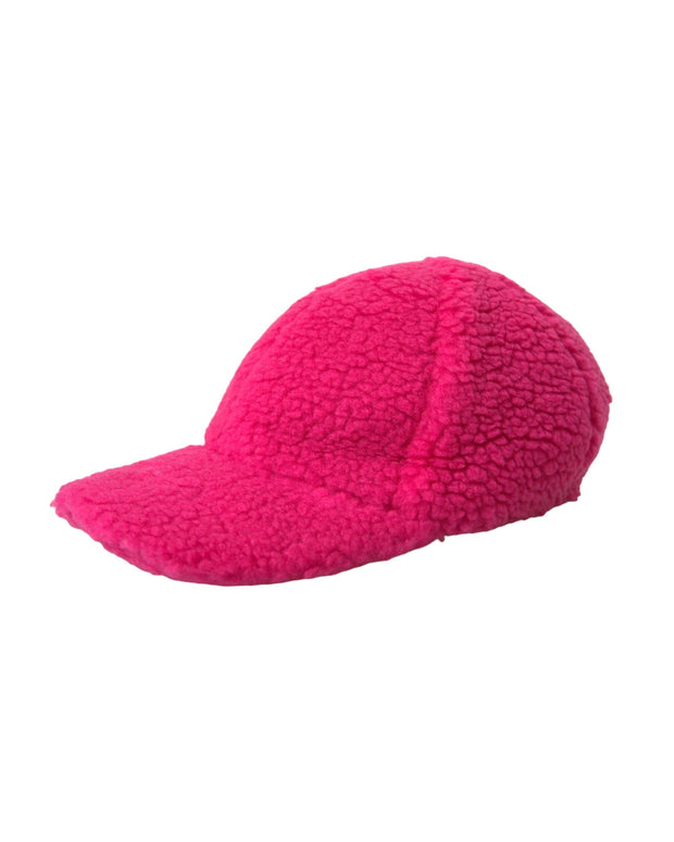 Pink Fleece Plush Baseball Hat Men