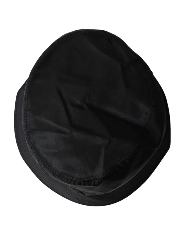 Black Wide Brim Cap Bucket Hat Men