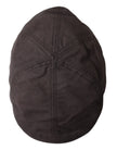 Brown Nylon Cloth Newsboy Hat Men