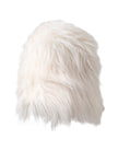 White Acrylic Fur Womens Bucket Hat