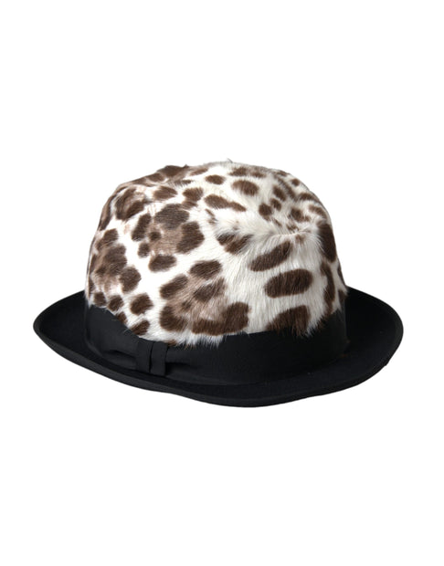 Multicolor Leopard Women Fedora Hat