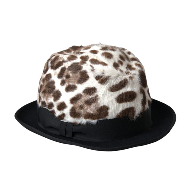 Multicolor Leopard Women Fedora Hat