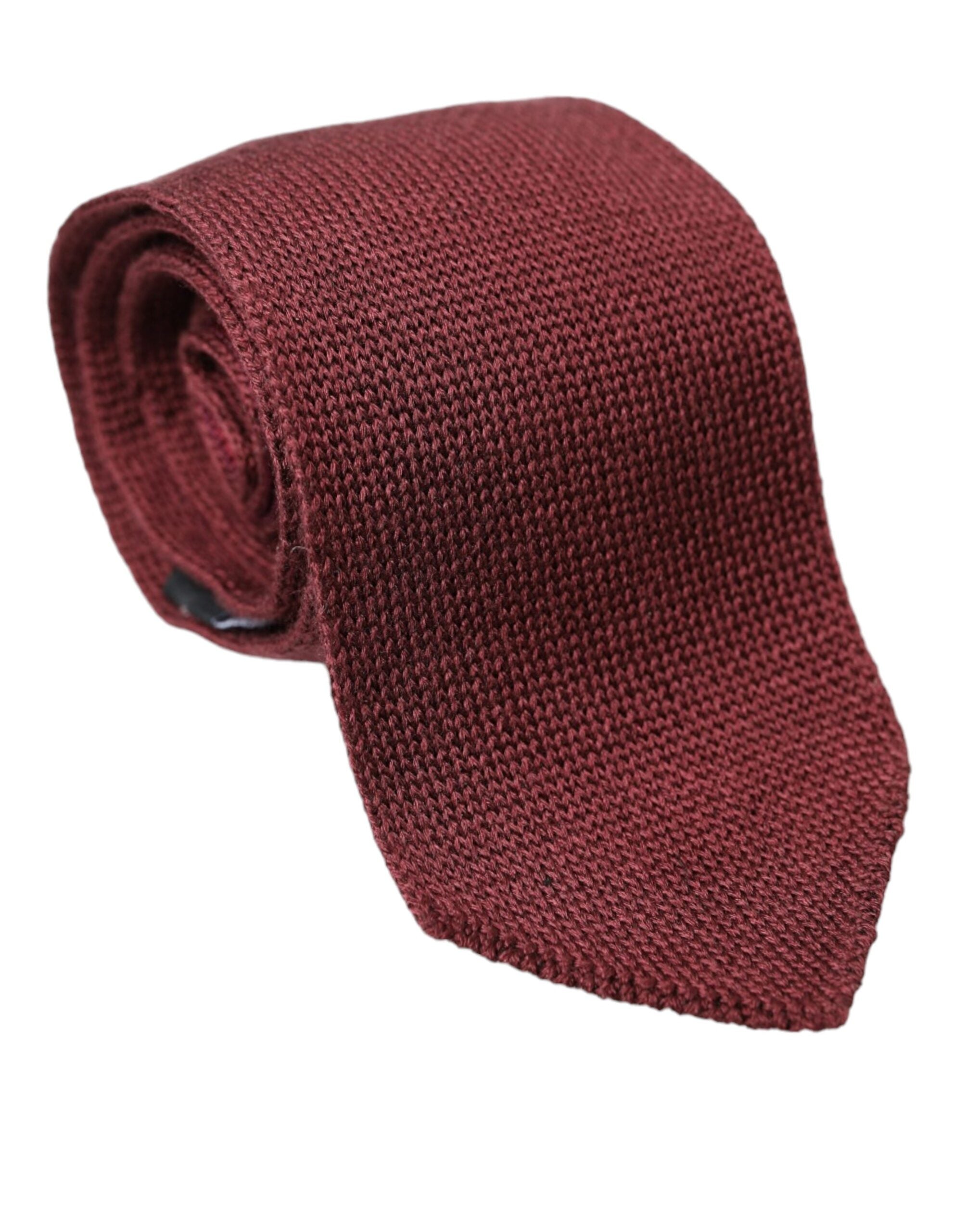 Bordeaux 100% Silk Patterned Classic Men Tie