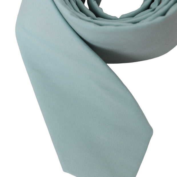 Mint Green Cotton Adjustable Tie Men