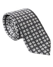 Multicolor Patterned 100% Silk Adjustable Tie