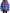 Multicolor Heart Logo Hooded Puffer Jacket