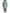 Light Blue Quilted Hooded Puffer Jacket Men