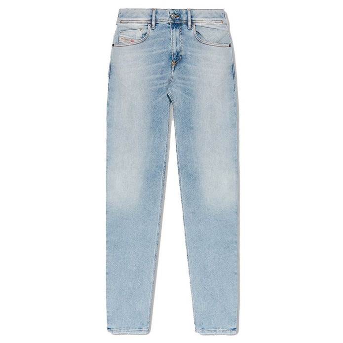 Light Blue Cotton Jeans & Pant