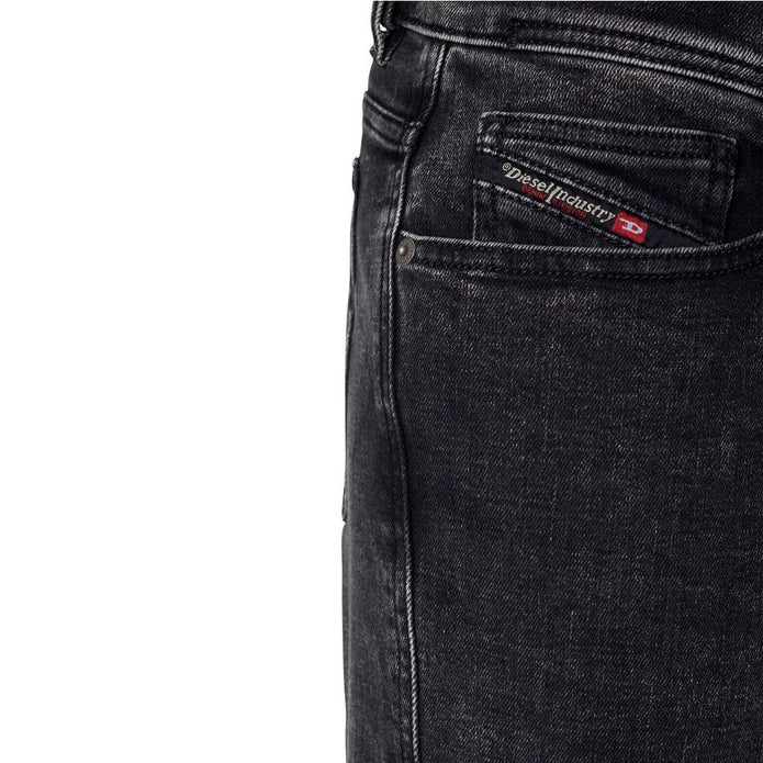 Black Cotton Men Jean