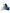White Blue Leather Logo Low Top Sneakers Shoes