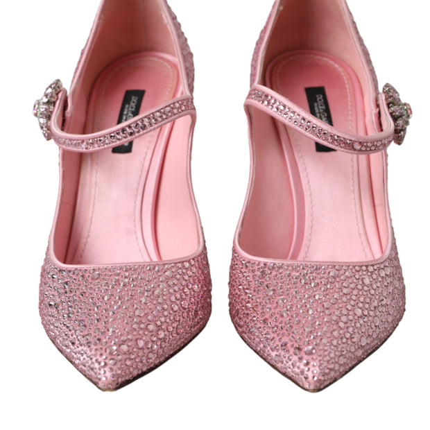 Pink Strass Crystal Heels Pumps Shoes