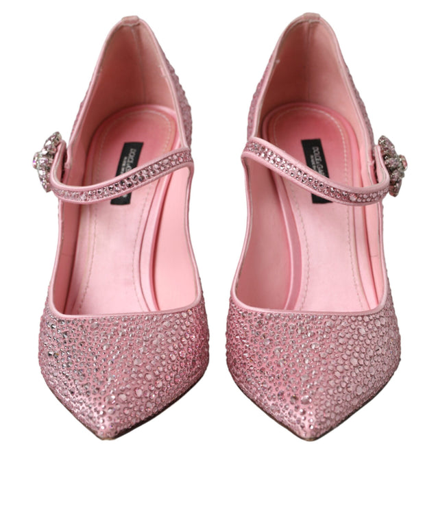 Pink Strass Crystal Heels Pumps Shoes