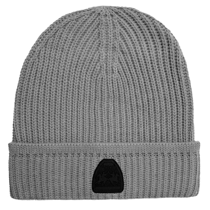 Gray Acrylic Men Beanie